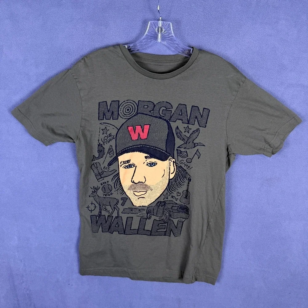 Official Morgan Wallen Mens T‎ Shirt Medium Country Music